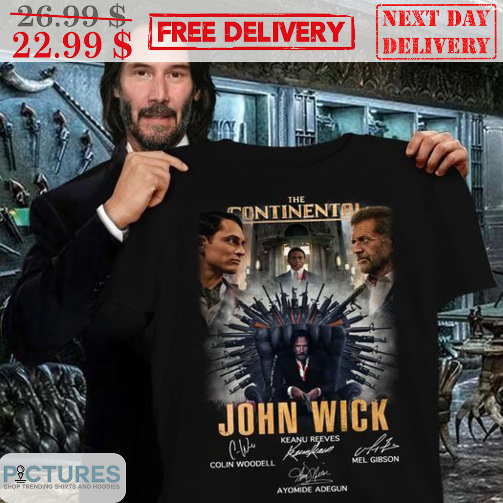 The Continental John Wick Keanu Reeves Signature Shirt