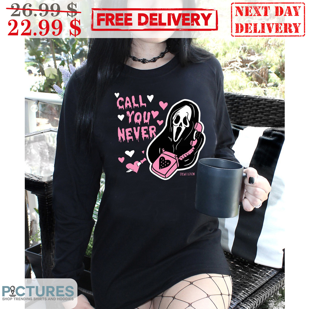 Ghostface Call You Never Halloween 2023 Shirt