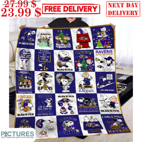Snoopy Baltimore Ravens NFL Shirt
