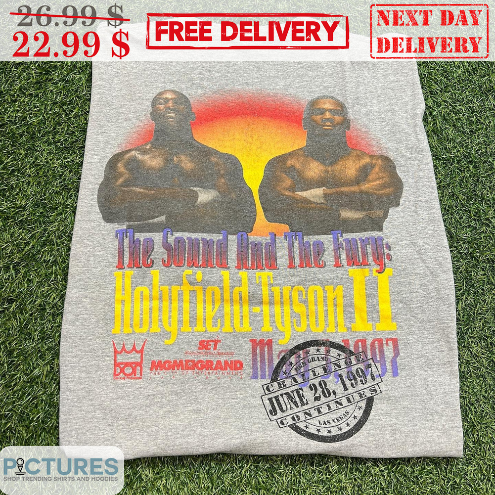 The Sound And The Fury Holyfield Tyson 2 May 3 1997 Vintage Shirt