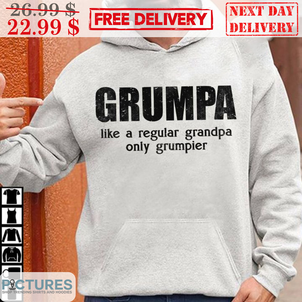 Grumpa Like A Regular Grandpa Only Grumpier Vintage Shirt