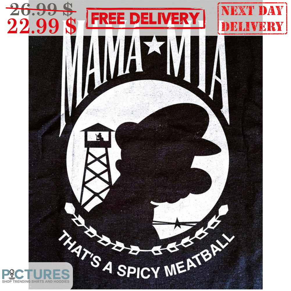 Mario Shadow Mama Mia That's A Spicy Meatball Vintage Shirt