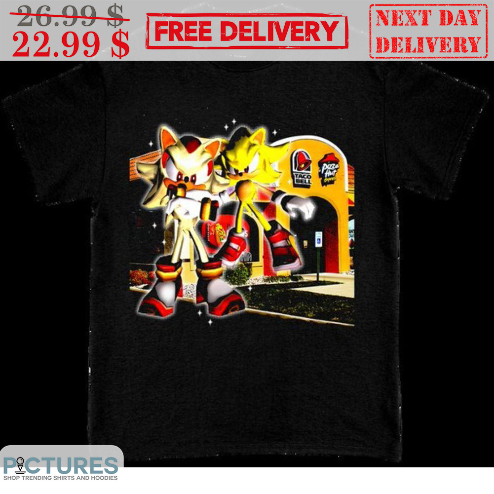 Super Sonic Taco Bell Pizza Hut Shirt