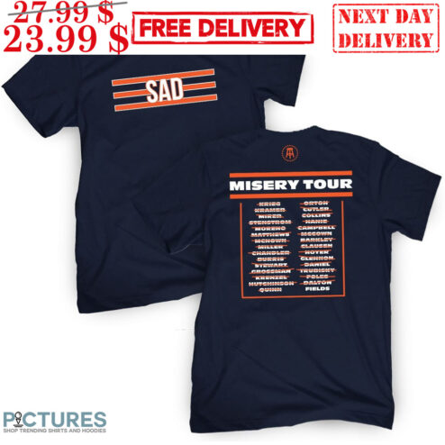 Sad Misery Tour Fields 2023 Shirt