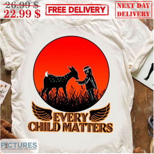 Deer Kid Native Every Child Matters Vintage Shirt