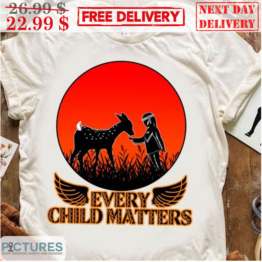 Deer Kid Native Every Child Matters Vintage Shirt