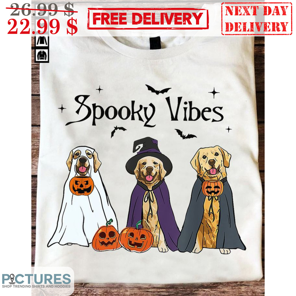 Dogs Spooky Vibes Halloween 2023 Shirt