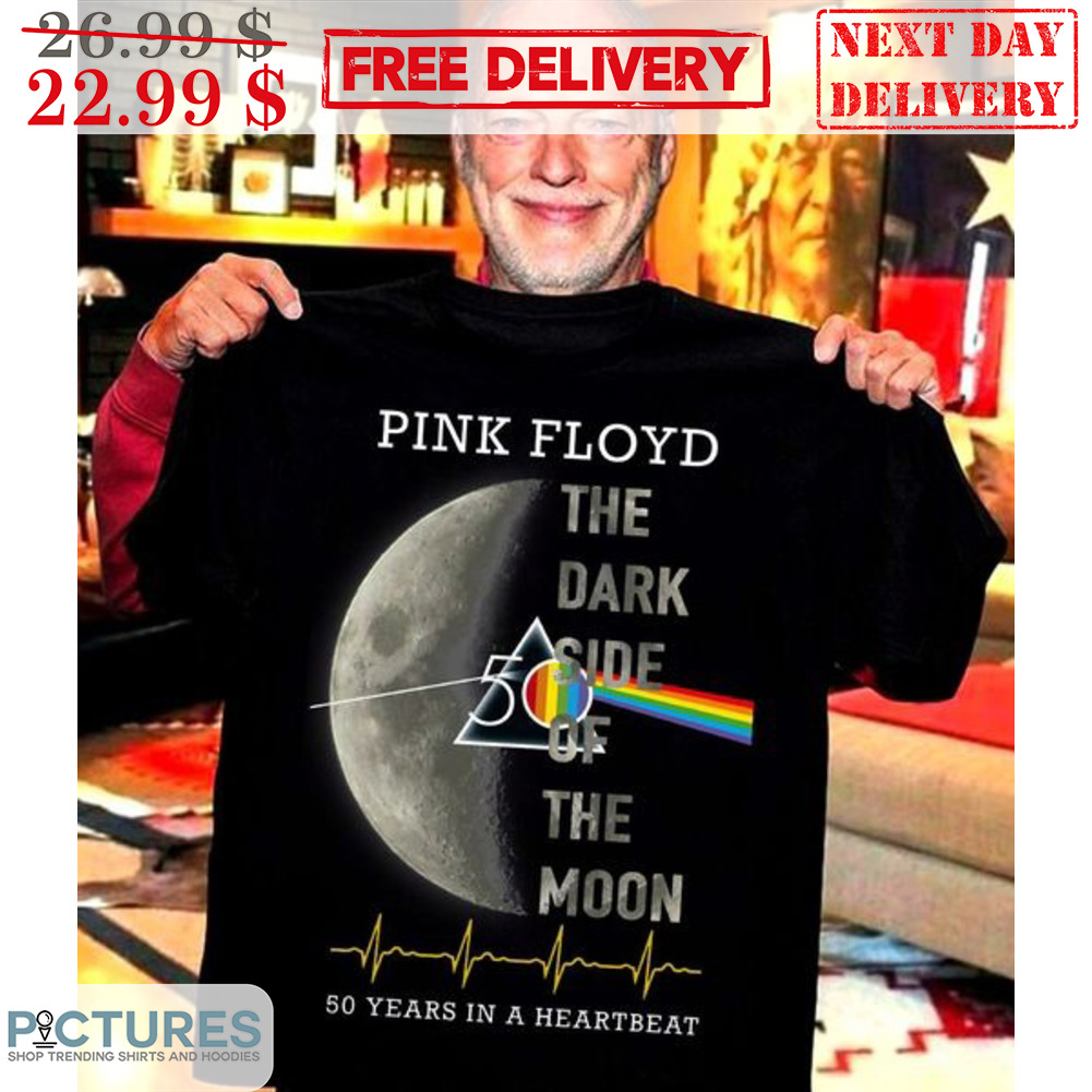 Pink Floyd The Dark Side Of The Moon 50 Years In A Heartbeat Shirt
