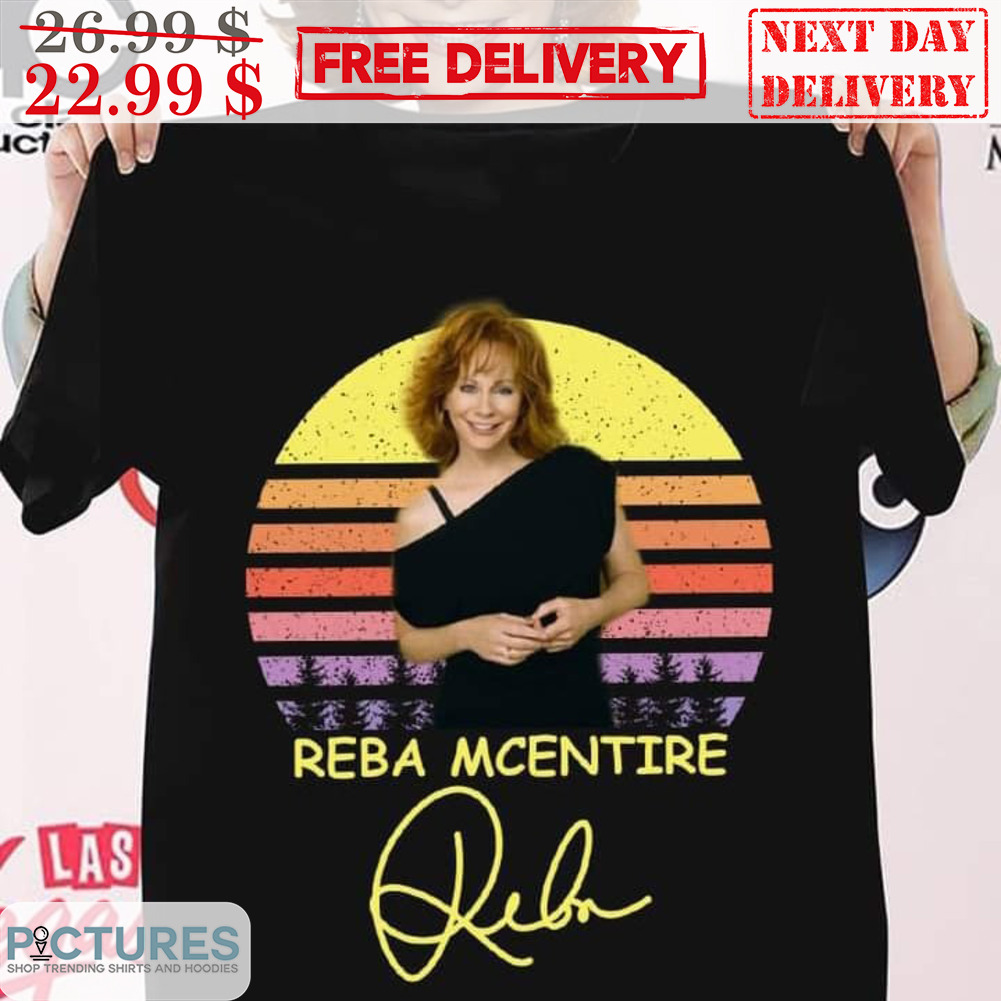 Reba Mcentire Signature Retro Vintage Shirt