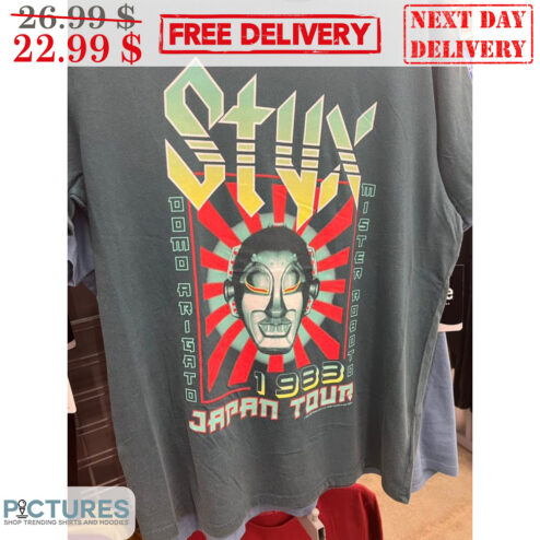 Styx Mister Roboto Ooeo Arigato 1983 Japan Tour Shirt