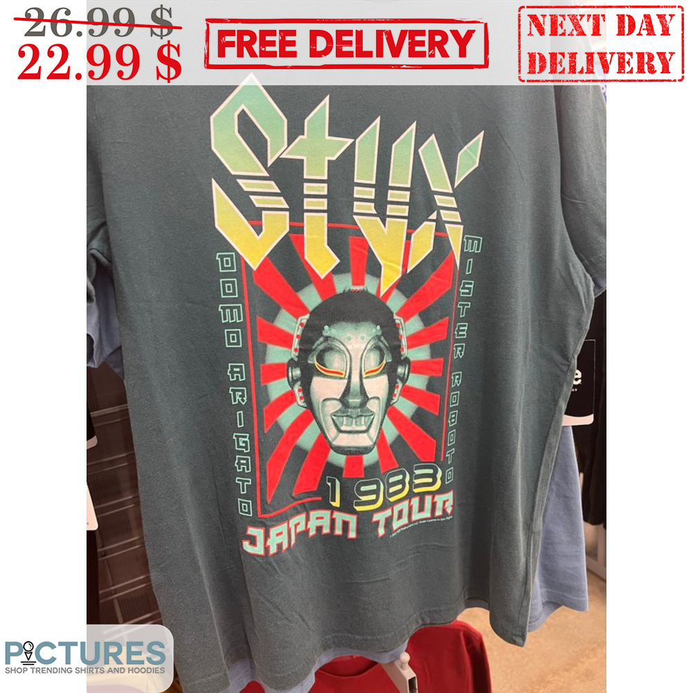 Styx Mister Roboto Ooeo Arigato 1983 Japan Tour Shirt