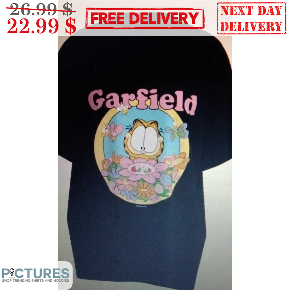 Garfield Floral Butterfly Shirt