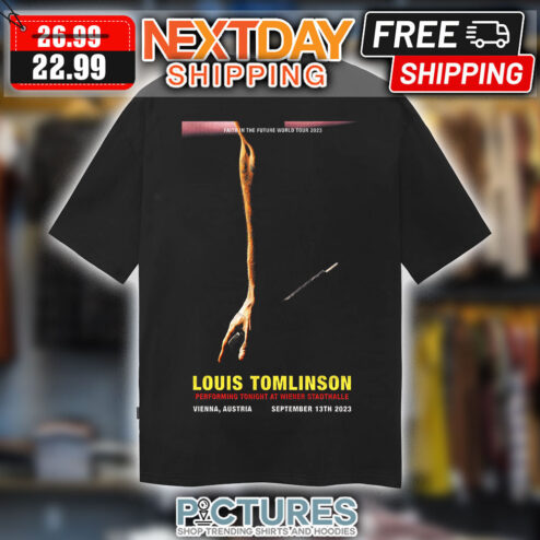 Faith In The Future World Tour 2023 Louis Tomlinson Performing Tonight At Wiener Stadthalle Vienna Austria September 13th 2023 Shirt