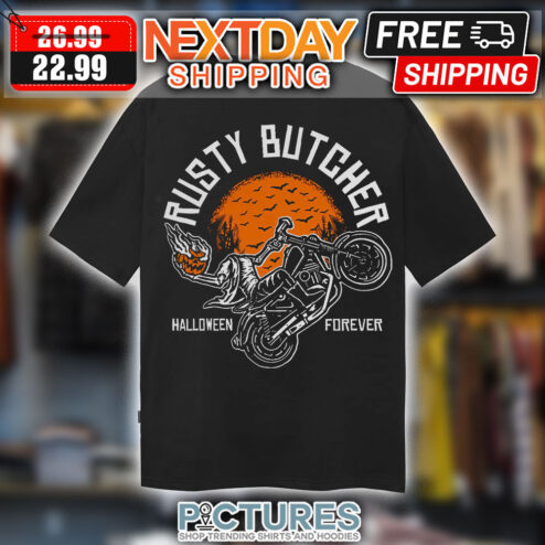 The Headless Horseman Rusty Butcher Halloween Forever 2023 Vintage Shirt