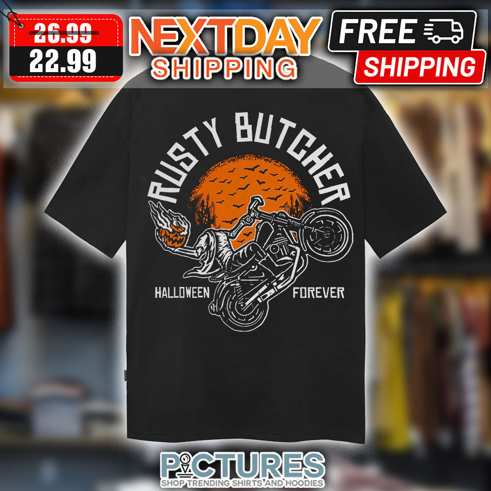 The Headless Horseman Rusty Butcher Halloween Forever 2023 Vintage Shirt