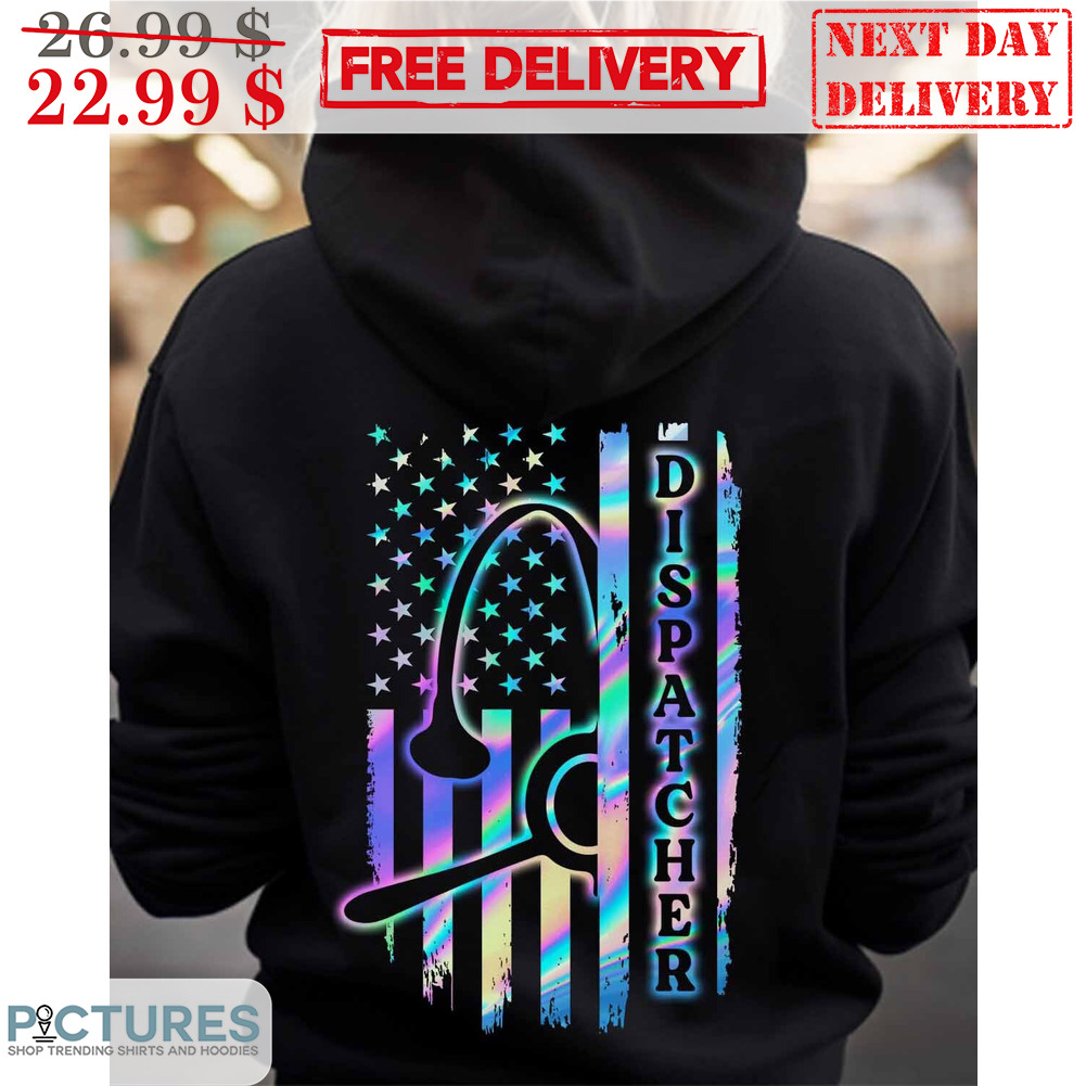 Dispatcher America Flag Neon Shirt