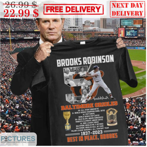 Brooks Robinson Baltimore Oriles 1937-2023 Rest In Peace Brooks Signature Shirt