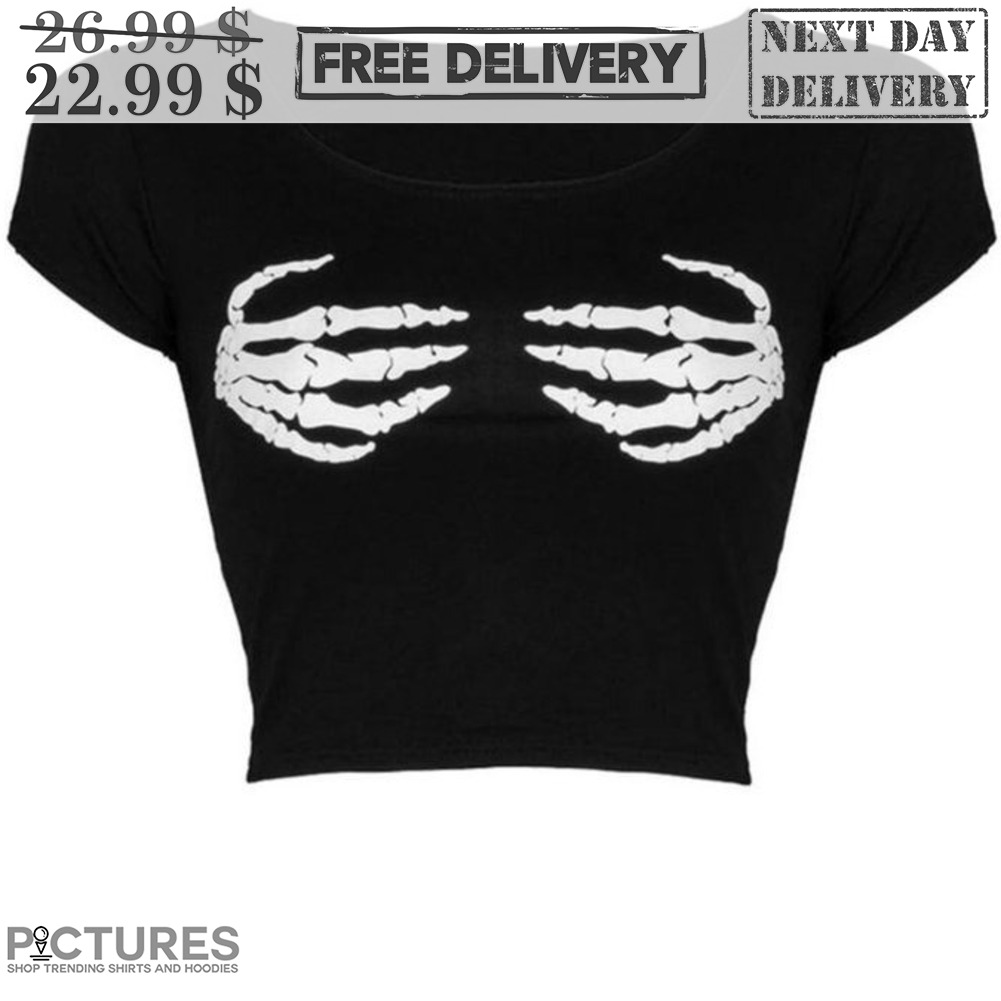 Skeletal Hand Boobs Fun Halloween 2023 Shirt