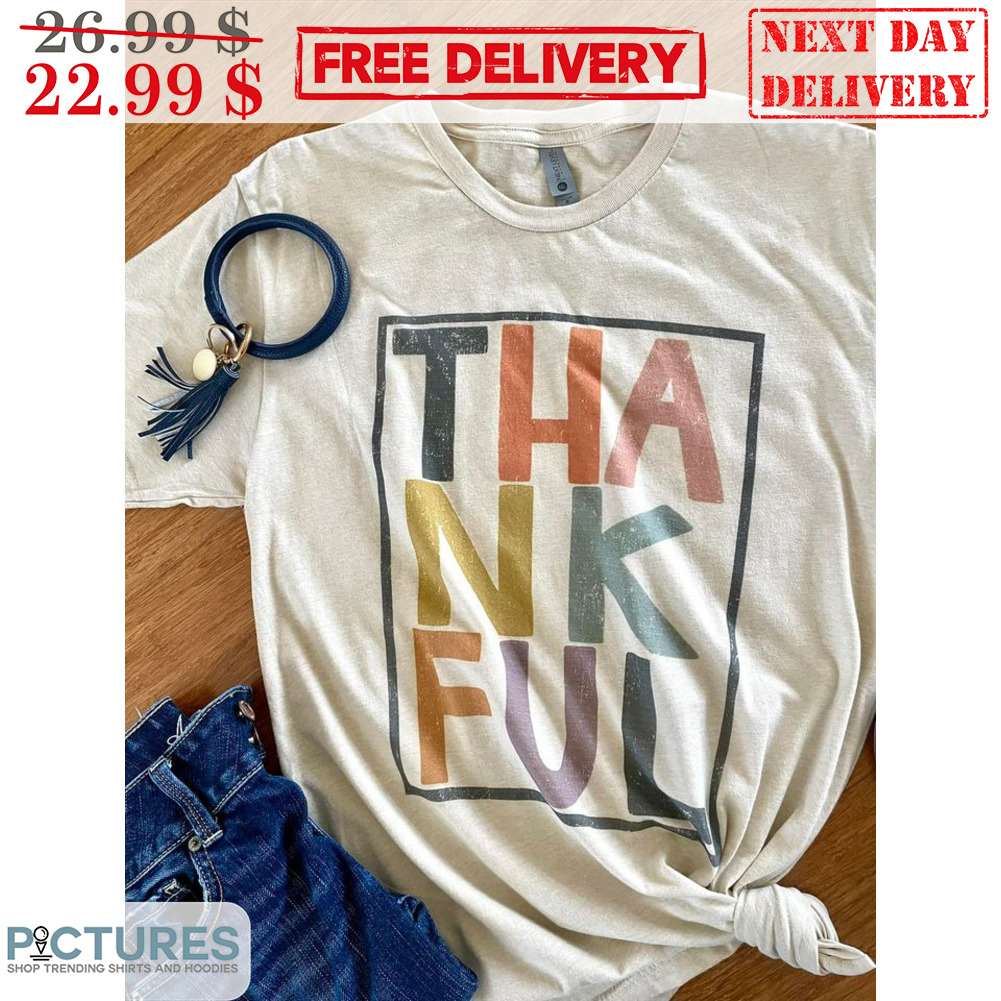 Thankful Colorful Vintage Shirt