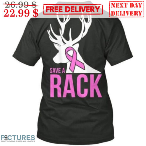 Reindeer Save A Rack Cancer Awareness Shirt