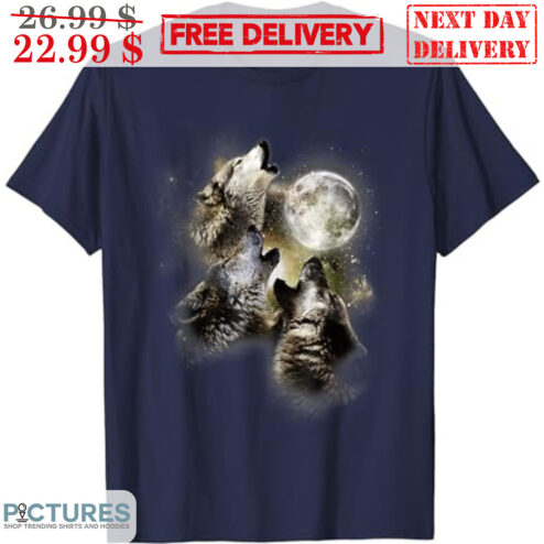 Howling At The Moon Wolves Wolf Shirt