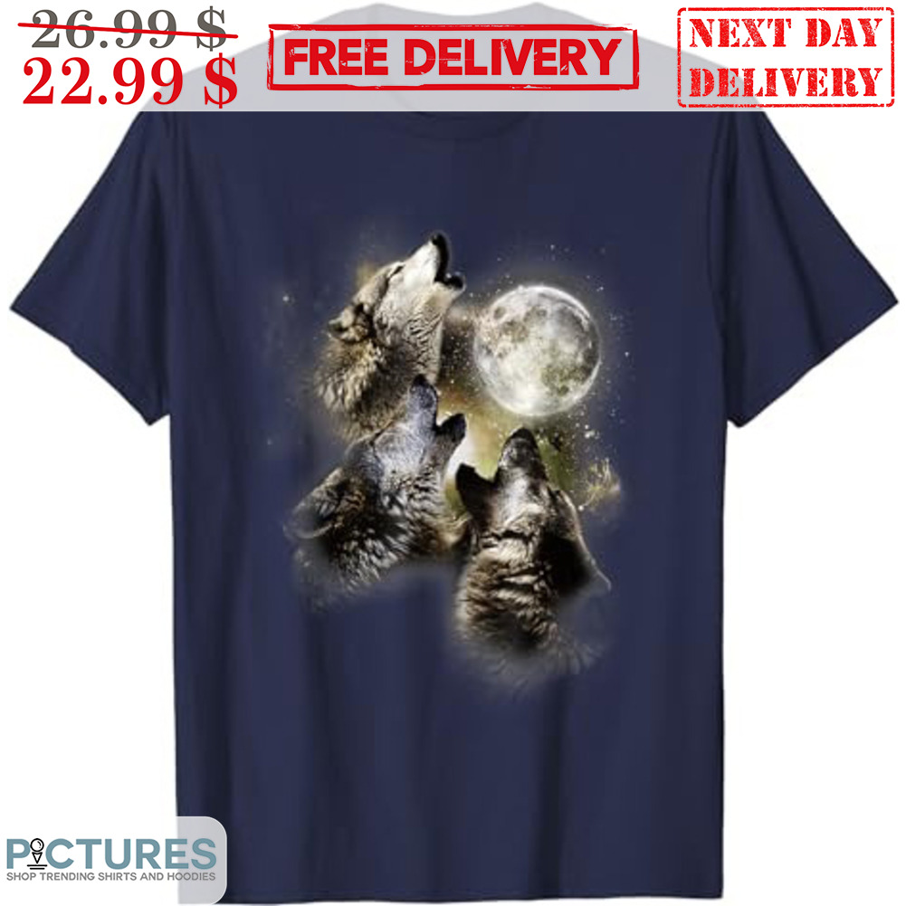 Howling At The Moon Wolves Wolf Shirt