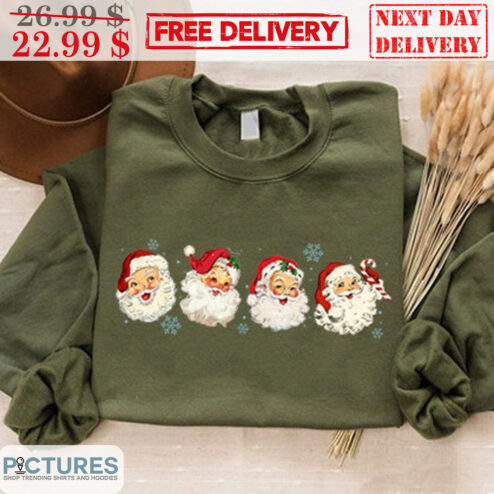 Santa Claus Retro Christmas 2023 Shirt