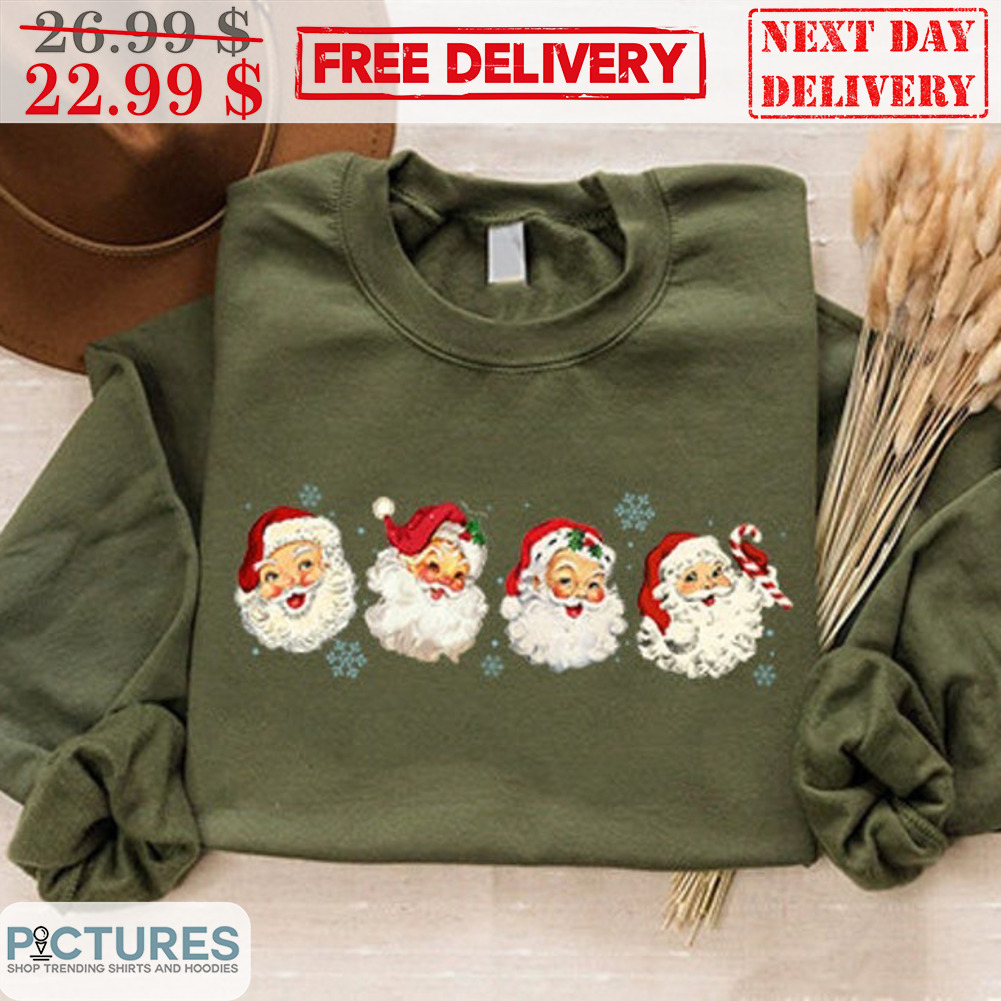 Santa Claus Retro Christmas 2023 Shirt