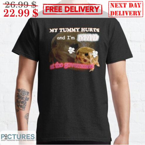My Tummy Hurts And I'm Mad At The Government Shirt