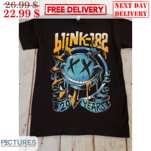 Blink-182 20 Years Smiley Shirt