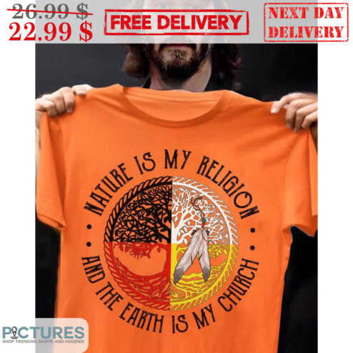 Keanu Reeves Nature Is My Religion And The Earth Is My Church Vintage Shirt