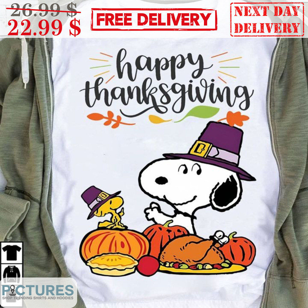 Snoopy Happy Thanksgiving Peanuts Shirt