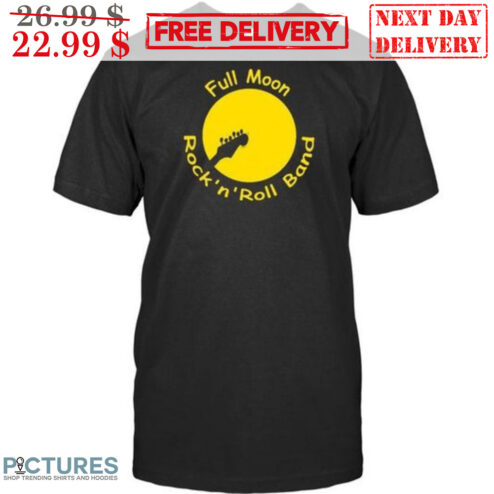 Full Moon Rock N' Roll Band Vintage Shirt