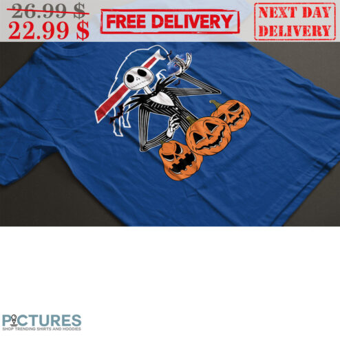 Jack Skellington Buffalo Bills Pumpkin Halloween 2023 Shirt