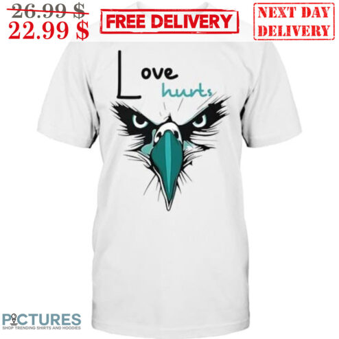 Love Hurts Jelen Hurts Philadelphia Eagles NFL Shirt