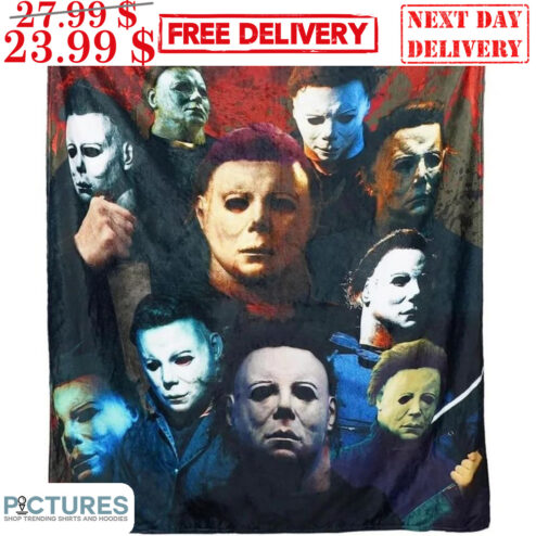 Michael Myers Horror Character Halloween 2023 Blanket