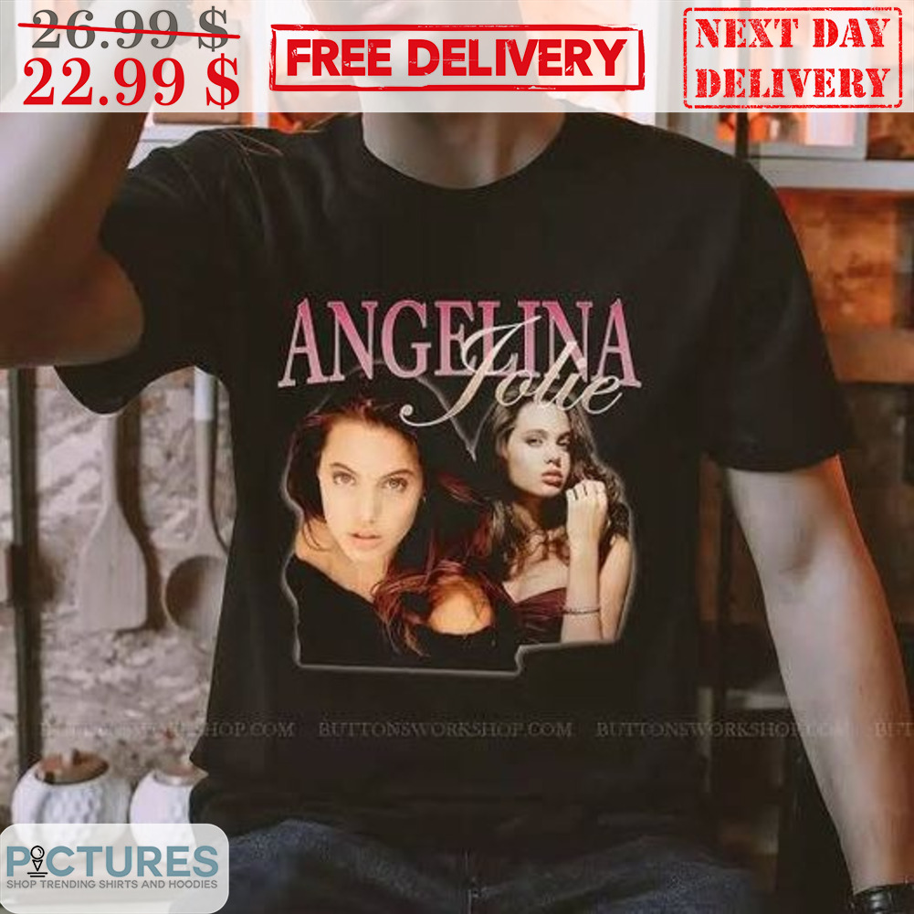 Angelina Jolie Young Portrait Shirt