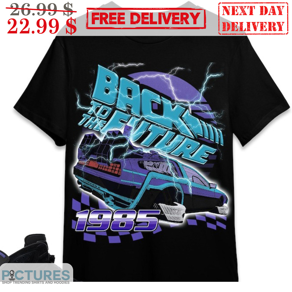 Back To The Future 1985 Car Lightning Shirt