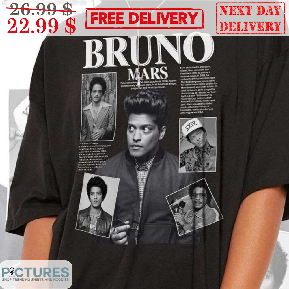 Bruno Mars Portrait Vintage Shirt