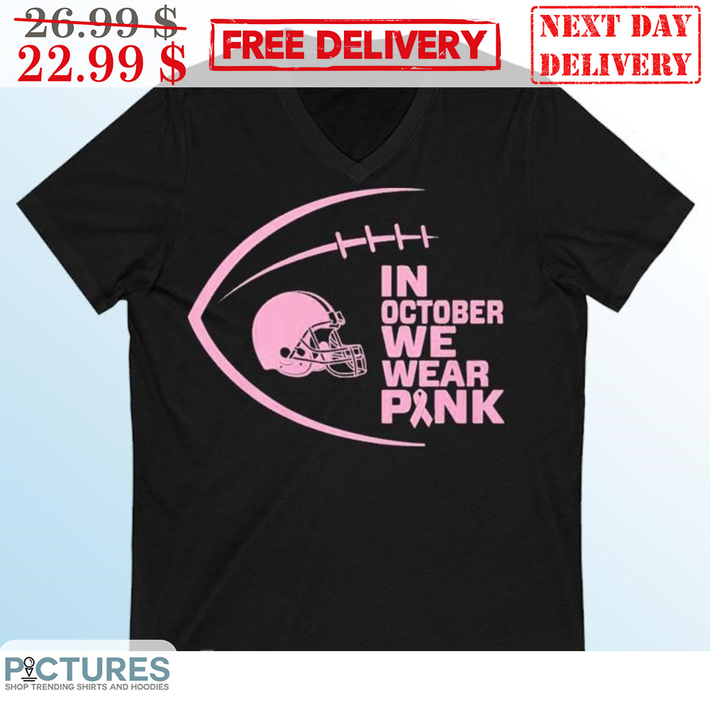 Cleveland browns clearance breast cancer shirts