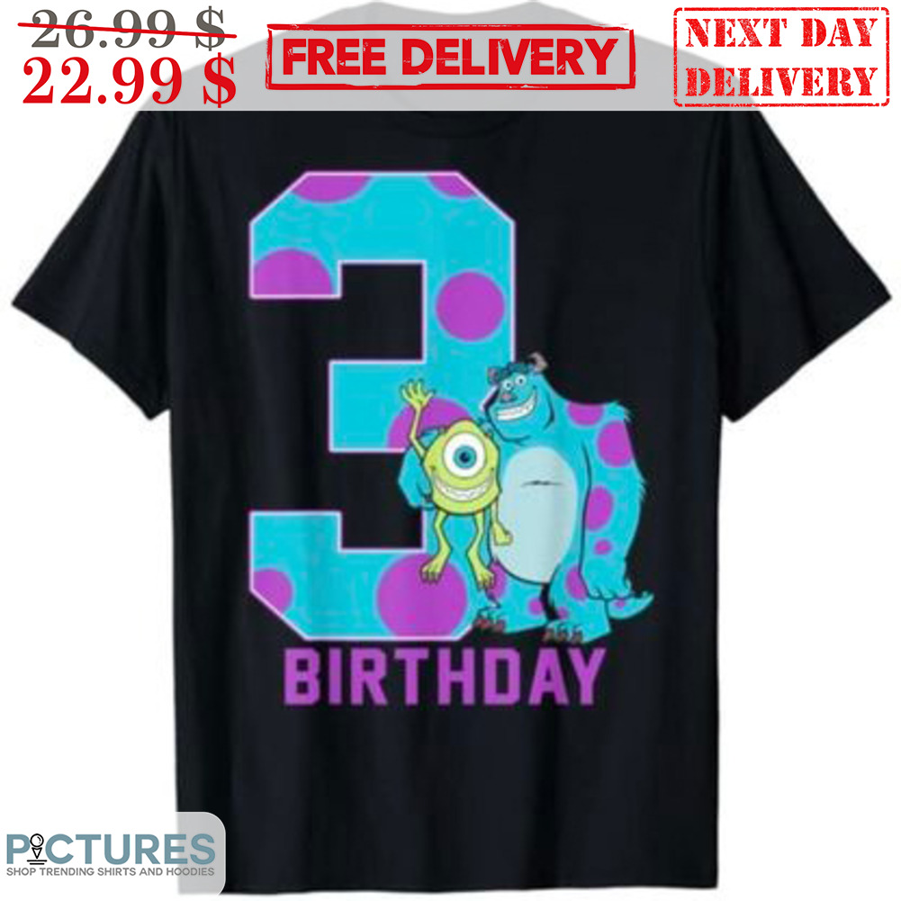 Custom Birthday Monsters Inc James P. Sullivan Mike Wazowski Disney Shirt