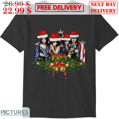 Kiss Band Christmas Rock Band Shirt