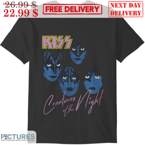 KISS Band Creatures Of The Night Vintage Shirt