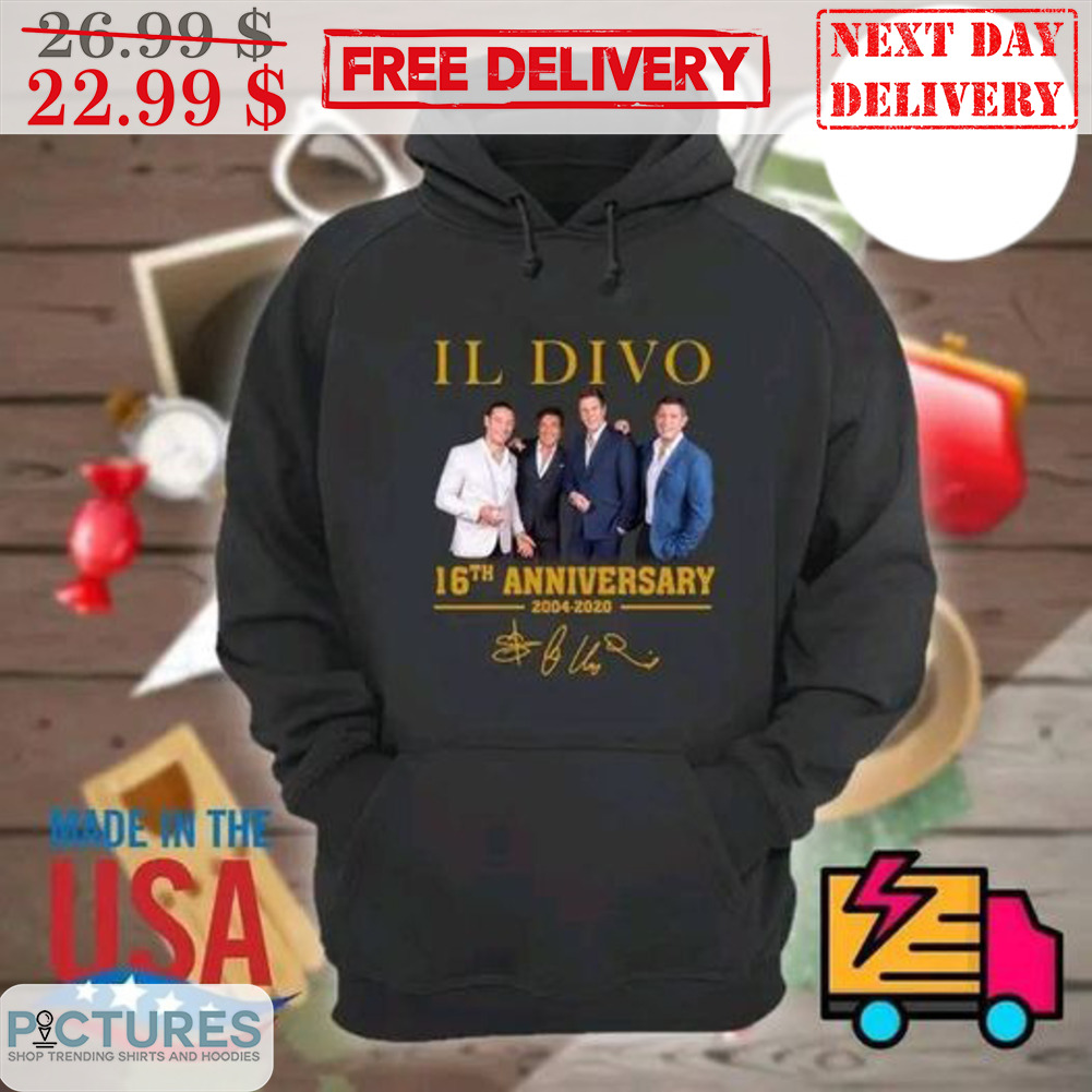 IL Divo 16th Anniversary 2004-2020 Signature Shirt