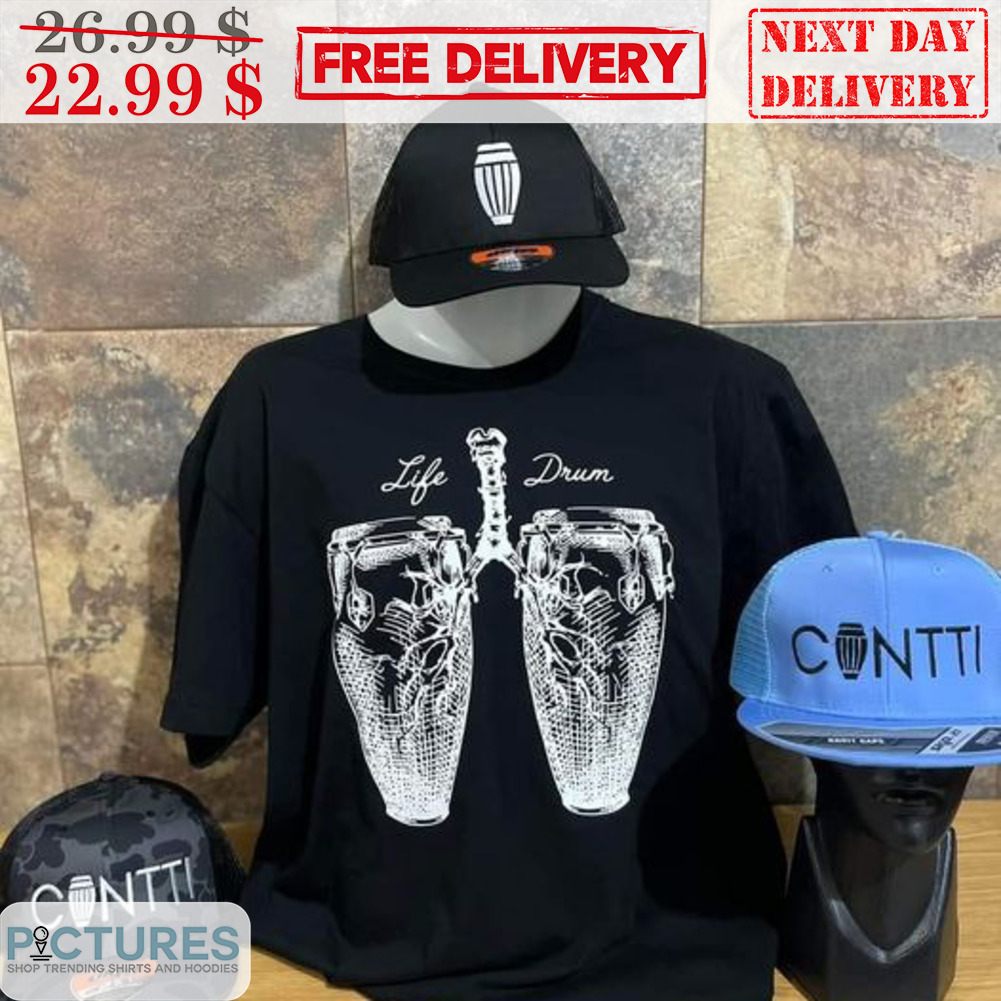 Lung Life Drum In My Heart Shirt