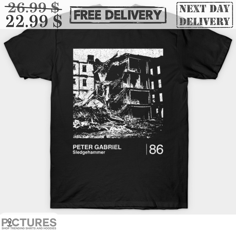 Peter Gabriel Sledgehammer 86 Vintage Shirt