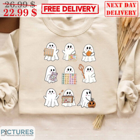Spooky Boo Ghost Trick Or Speech Halloween 2023 Shirt