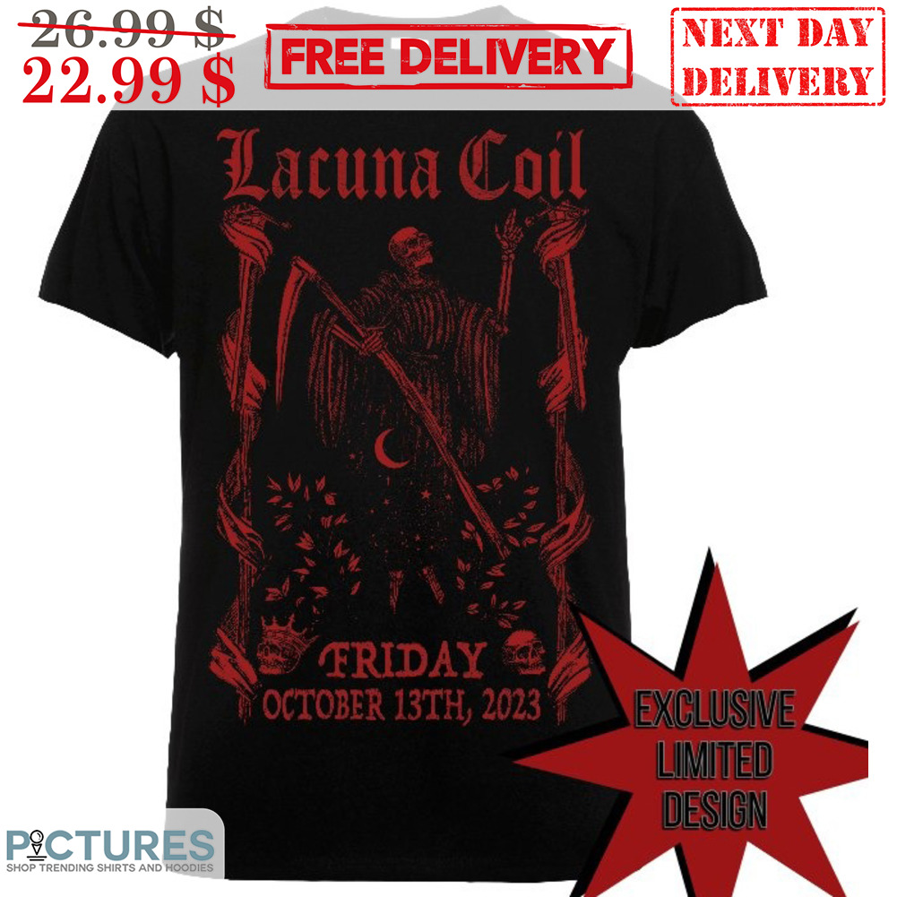 Death Lacuna Coil Friday October 13th 2023 Shirt