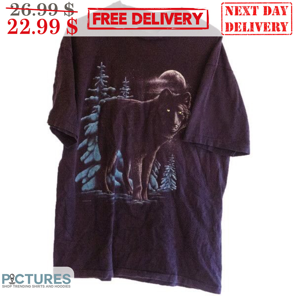 Yellowstone Wolf Night Vintage Shirt