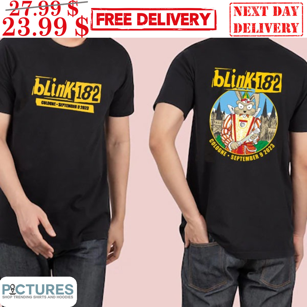 Blink-182 Lanxess Arena Cologne Germany September 09 2023 Bunny King Shirt